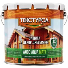 Текстурол Wood Aqua Matt 2.5 л орех
