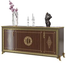 Мэри-Мебель Тумба 4-х дверная Версаль ГВ-05 цвет орех тайский ID - 292289