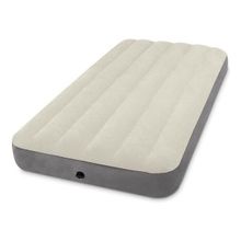 Матрас надувной флокированный Intex 64101 Twin Deluxe Single-High Airbed (191х99х25 см)