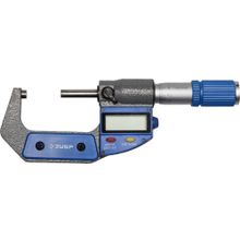 Микрометр ЗУБР "ЭКСПЕРТ" гладкий цифровой, МКЦ 50, диапазон 25-50мм, шаг измерения 0,001мм