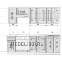 Кухня БЕЛАРУСЬ-7 модульная. 2400мм