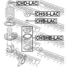 Пыльник Амортизатора | Перед Прав Лев | Chevrolet Optra 2004-2007 [Can] Febest арт. CHSHBLAC