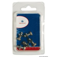 Osculati Bottone maschio Loxx Inox vite + dado, 10.442.51