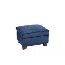 Мебельстория Пуф Барро-2 Синий велюр ID - 310519