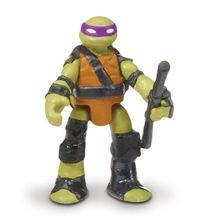 Черепашки-Ниндзя (TMNT) МИКРО. Мусоровоз Черепашек-ниндзя с фигурками Донни и солдатом клана Фут 87603