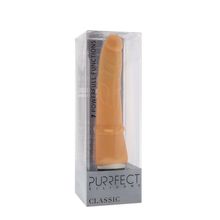 Dream Toys Реалистичный вибромассажёр PURRFECT SILICONE CLASSIC - 17,5 см.