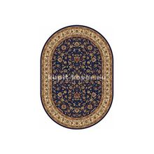 Российский ковер BUHARA 5471_navy_oval, 1.2 x 2