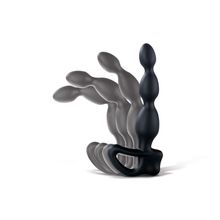 Черный массажёр простаты Big Bend-it - 18 см. (248249)