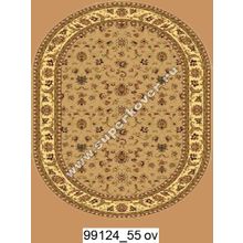Люберецкий ковер Супер акварель  99124-55 овальный, 2.5 x 3.5