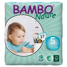 Подгузники Bambo Nature Junior 12-22 кг (27 шт)