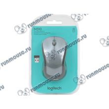 Оптическая мышь Logitech "M310" 910-003986, беспров., 2кн.+скр., серо-черный (USB) (ret) [135763]