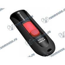 Накопитель USB flash 64ГБ Transcend "JetFlash 590" TS64GJF590K (USB2.0) [136065]