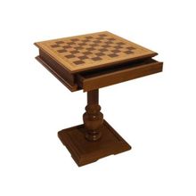 Шахматный стол Эксклюзив, темный дуб, без фигур