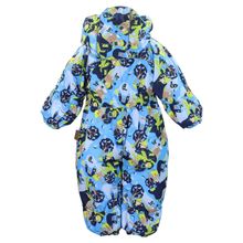 Huppa Huppa, Комбинезон демисезонный Mirko для мальчика (голубой принт) 3186BS15 335