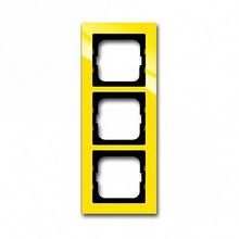 Рамка 3 поста BUSCH-AXCENT, желтый |  код. 1754-0-4336 |  ABB