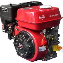 Двигатель ELITECH ДБ 200 К 6,5, Двигатель бен(4-х такт),6.5л.с.4.7кВт,196см3, вал 19мм, тбак-3.6л,18кг