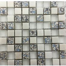 Мозаика Lantic Colonial Mosaico Imperia White чип 15х15 30х30