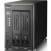 Накопитель nas 2 x 3.5 satai-sataiii,intel celeron n3050, 2gb ddr3, 2 lan (gb), usb3.0, hdmi (n2810) thecus