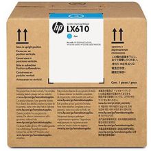 hp lx610 1x3l cyan latex ink cartridge (hp) cn670a