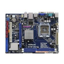 Мат. плата ASRock G41M-VS3 R2.0 &lt;S775, iG41, 2*DDR3, PCI-E16x, SVGA, SATA, Lan, mATX, Bulk&gt;