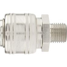 Муфта универсальная быстросъемная ("мама"), 1 4", внешняя резьба, 2 шт. Stels 57051