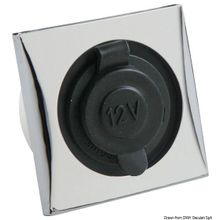 Osculati Watertight lighter power socket, chromed, 14.491.03