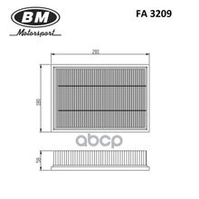 Фильтр Воздушный BM-Motorsport арт. FA3209