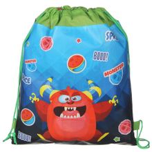 Монстрики Мешок для сменной обуви, на завязках 34,8x41,5см, гладкий полиэстер