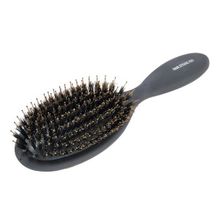 Профессиональная щетка для волос с натуральной щетиной Vess Hairstyling Pro Mix Cushion Brush