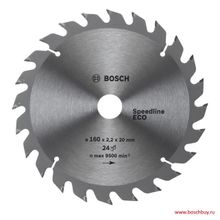 Bosch Пильный диск Speedline ECO 190х30 24х24 (2608641780 , 2.608.641.780)