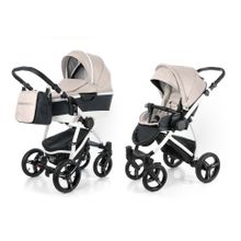 Коляска 2 в 1 Esspero Newborn Lux Alu (шасси White) - Beige