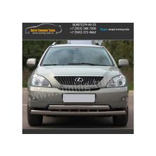 Защита бампера 75x42 овалы LEXUS RX300 330 350 с 2003г арт.483