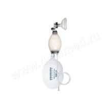 Аппарат искусственной вентиляции легких ручной педиатрический силиконовый с маской размер 2, Медерен, Израиль