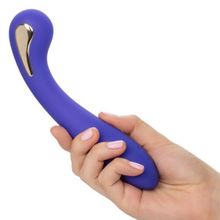 Фиолетовый вибромассажер с электростимуляцией Intimate Estim Petite G Wand - 19 см. (218390)