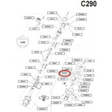 Profurl Верхний крепежный винт переходника Profurl 52179 M8 для C290