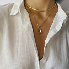 Многослойное колье под золото (арт. 81045-7)