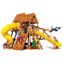 Детская площадка Rainbow Play Systems Саншайн Клубхаус Спиральная Горка Делюкс (Sunshine Clubhouse Pkg V WR Deluxe)