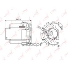 Фильтр Топливный LYNXauto арт. LF1066M