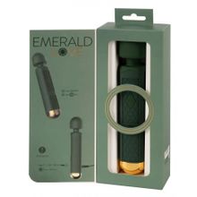 Зеленый wand-вибромассажер Luxurious Wand Massager - 22,2 см. (243856)