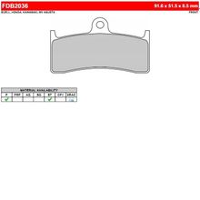 FERODO Тормозные колодки FERODO FDB2036P