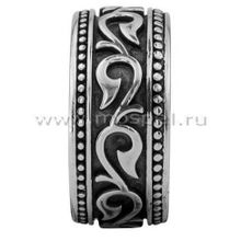 Серебряное кольцо Плющ