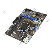 MSI MS-7817 B85M-E33 (RTL) LGA1150 [B85] PCI-E Dsub+HDMI GbLAN SATA MicroATX 2DDR-III