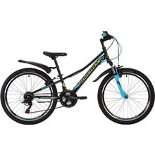 24" NOVATRACK Valiant 2019 (18ск, стал, аморт, вилка, Vbr, Microshift TS38 Microshift Tourney трещот