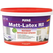 ПУФАС Матлатекс краска латексная (27л)   PUFAS Matt-Latex краска латексная матовая в сухих и влажных помещениях (27л)