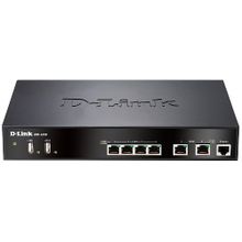 Межсетевой экран D-Link DSR-1000 с поддержкой VPN, 2 портами WAN + 4 портами LAN 10 100 1000Base-TX