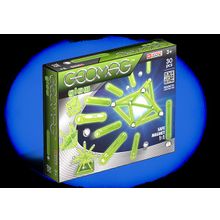 Магнитный конструктор GEOMAG Glow 30 деталей