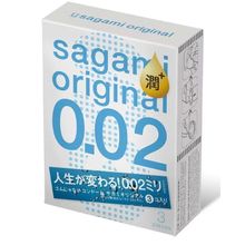 Ультратонкие презервативы Sagami Original 0.02 Extra Lub с увеличенным количеством смазки - 3 шт. (222290)