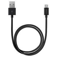 Кабель Deppa, USB - micro USB, 1.2 м, двухсторонний, черный