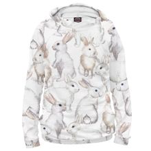 Худи Я-МАЙКА Белые зайцы