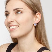 Серьги с лунным камнем (позолота), Magia di Natura (арт. 57788-3026)